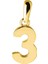 14 Ayar Üç Rakamı Altın Kolye Ucu 0,53 gr 1