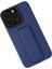 Iphone 13 Pro Max Kılıf Mega Standlı Silikon - Mavi 300099 2