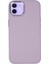 Iphone 12 Kılıf Asya Deri Silikon - Lila 300099 1