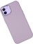 Iphone 12 Kılıf Asya Deri Silikon - Lila 300099 3