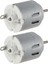 Akıllı Arabalar Için 2x 6-12V 3000 Rpm Silindirik Dc Şaft Motoru (Yurt Dışından) 2
