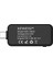 Tip-C Çok Işlevli Çift USB Voltmetre Test Cihazı Monitör Akım Gerilim Ölçer Siyah, Beyaz (Yurt Dışından) 3