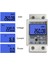 80A 35MM Dın Ray Tek Fazlı Iki Telli LCD Arka Işık Dijital Ekran Tüketimi Enerji Elektrik Sayacı 220V 230V 50Hz 60Hz Yeni (Yurt Dışından) 1