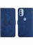 Motorola Moto G31/G41 Çiçekler ve Kelebekler Darbeye Deri Telefon Kılıfı (Yurt Dışından) 1