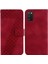 Samsung Galaxy A02S Flip Folio Için Kart Yuvası Fonksiyonu Pu Telefon Kılıfı (Yurt Dışından) 1