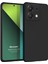 Matte Silicone Xiaomi Redmi Note 13 4g Kılıf Siyah 1