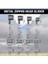 120 Parça Metal Fermuar Kafa Kaydırıcı, 4 Boyut Fermuar Alt Kaydırıcılar Tutucu Ekleme Pimi, Fermuar Stoper Onarım Aracı Kiti (Yurt Dışından) 3