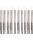 Bradoo- 10PCS 3.175MM Şaft Çapı. Çift Kenarlı Tungsten Çelik Freze Kesici 2 Flüt Cnc Kesme Tungsten Çelik Düz Yuvası Bit, Flüt Uzunluğu 22MM (Yurt Dışından) 2