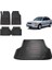 Hyundai Accent Admire 2003 Model 3D Bagaj Havuzu+3d Havuzlu Safir Siyah Renk Paspas 1