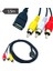 Feet/1.5 M USB 2.0 Dişi 3 Rca Erkek Video A/v Kamera Adaptör Kablosu (Yurt Dışından) 2