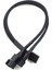 Bakır 2 Yollu Pwm 4pin/3pin Bilgisayar Fanı Kollu Splitter Uzatma Kablosu 27 cm (Yurt Dışından) 1