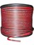 Metre Başına 20 Gayar Kırmızı Siyah Zıp Tel Awg Kablo Topraklı Bakır Araba (Yurt Dışından) 2