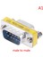 Db9 D-Sub 9pin Konnektörler Mini Cinsiyet Değiştirici Adaptör RS232 Seri Konnektör (Yurt Dışından) 1