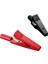 2x Yalıtımlı Timsah Klip Konnektör Kelepçe Test Probu Kırmızı + Siyah (Yurt Dışından) 1