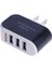 5V 3.1A Üçlü USB Bağlantı Noktası Duvar Ev Seyahat Ac Mobil Hızlı Şarj Adaptörü Abd Tak (Yurt Dışından) 2