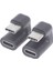 180 Derece Sağ Açı USB 3.1 Tip C Erkek - Dişi Usb-C Dönüştürücü Adaptör (Yurt Dışından) 1