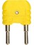 K-Tipi Termokupl Adaptörü Mini K Tipi Yuvarlak Banana Fişli Termometre Sarı (Yurt Dışından) 3