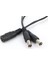 Dc 1 Kadın - 2 Erkek Güç Bölünmüş Splitter Kablosu 5.4*2.7mm Cctv Kamera Için (Yurt Dışından) 5