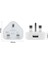 Speedy Fast 1 Bağlantı Noktalı USB Şarj Cihazı 3 Pin Birleşik Krallık Şebeke Fişi Adaptörü Orijinal (Yurt Dışından) 3
