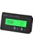 LCD Kapasite Monitör Ölçer Ölçer, Su Geçirmez 12V/24V/36V/48V Kurşun Asit Durum Göstergesi, Lityum Kapasite Test Cihazı Gerilim Ölçer Monitör Yeşil Arka Işık (Yurt Dışından) 1