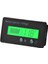 LCD Kapasite Monitör Ölçer Ölçer, Su Geçirmez 12V/24V/36V/48V Kurşun Asit Durum Göstergesi, Lityum Kapasite Test Cihazı Gerilim Ölçer Monitör Yeşil Arka Işık (Yurt Dışından) 2