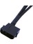 Bakır Molex 3 Yollu 3pin/4pin Bilgisayar Güç Fanı Splitter Adaptör Kablosu 12V (Yurt Dışından) 4