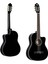 MGX-100BK-BAG Üst Seviye Klasik Gitar 4/4 Sap Ayarlı Gül Klavye (Tuner Çanta Askı Capo Metod Pena) 4