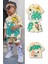 Bebek & Çocuk Snoopy Baskılı Pamuklu Polo Yaka T-Shirt ve Şort Alt Üst Takım 2