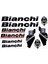 Bianchi Bisiklet Sticker Etiket Seti Siyah A4 1