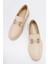 Kaydırmaz Kadın Taşlı Tokalı Loafer Ayakkabı TEN CİLT 5