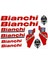 Bianchi Bisiklet Sticker Etiket Seti Kırmızı A4 1