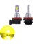 H11 H8 H16 80W 4000LM 3000K Sarı Teknoloji LED Sis Farları Ampuller Kiti (Yurt Dışından) 3