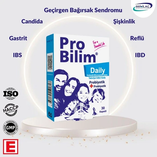 Probilim Daily ,  Probiyotik , Prebiyotik , Günlük Probiyotik