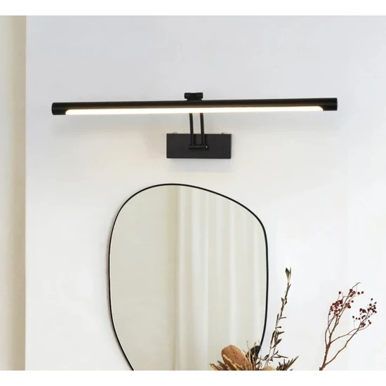 Buiva Modern Duvar LED Aplik Banyo Tablo Aydınlatma Kuğu Pelikan Aplik Siyah Gün Işığı Ledli Aplik