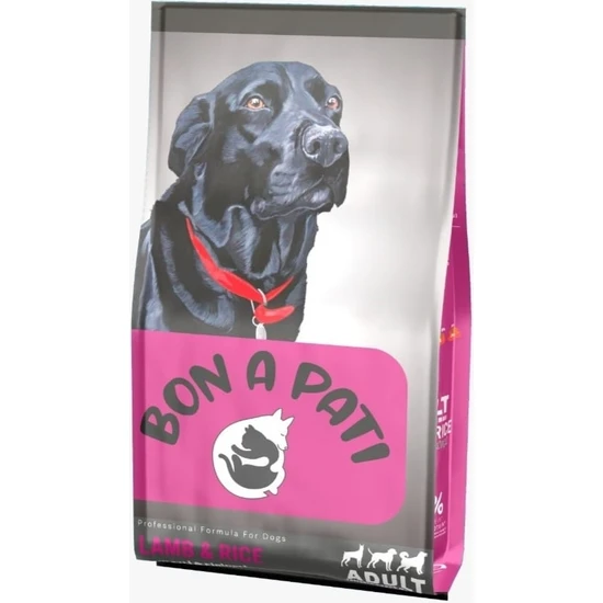 Bon A Pati Kuru Köpek Maması %26 Protein 15 kg Kuzulu&pirinçli