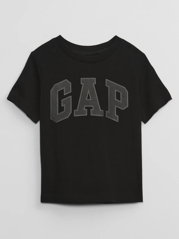 Gap Erkek Bebek Siyah Gap Logo Kısa Kollu T-Shirt
