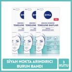 Nivea Siyah Nokta ve T-Bölgesi Temizleyici Burun Bandı 4 Adet X3 Kutu Tüm Cilt Tipleri İçin Gözenek Arındırıcı
