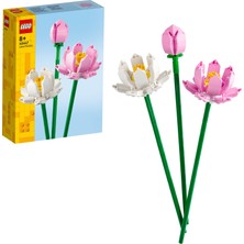 LEGO® Iconic Lotus Çiçekleri 40647 - Dekoratif, Koleksiyonluk ve Sergilenebilir Çiçek Modeli Yapım Seti (220 Parça)