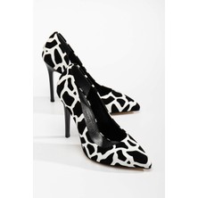 Ccway Kadın Stiletto ZEBRA