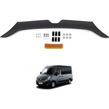 Esa Renault Master Ön Kaput Koruyucu Rüzgarlığı Abs Plastik Piano Black 2016- Yıllarına Uyumlu