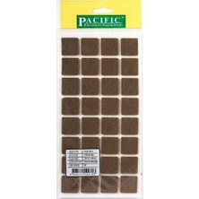 Dim Pacific Kahverengi Yapışkanlı Keçe 25MM x 25MM (50 Adet)