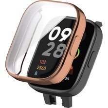 Coolacs Xiaomi Redmi Watch 3 360 Derece Korumalı Kasa ve Ekran Koruyucu