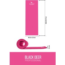 Black Deer Ultra Light Pilates Yoga Kamp Matı Egzersiz Minderi Kaymaz Taban 180X55 cm 10 mm