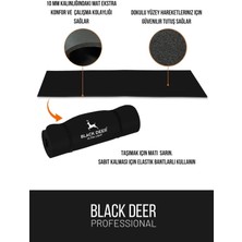 Black Deer Ultra Light Pilates Yoga Kamp Matı Egzersiz Minderi Kaymaz Taban 180X55 cm 10 mm