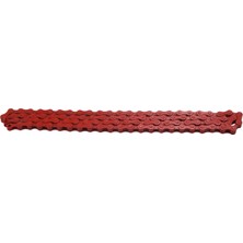 Pabiflo Bisiklet 1/2"x 1/8" Sabit Zincirli Tek Hız 96 Baklalı Kırmızı (Yurt Dışından)