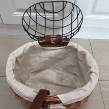 Pabiflo Kedi Köpek Bisiklet Ön Gidon Sepeti Evcil Hayvanlar El Dokuma Bisiklet Sepeti (Yurt Dışından)
