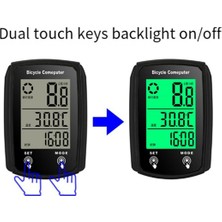 Pabiflo Bisiklet Bilgisayarı Bisiklet Bilgisayarı Su Geçirmez Hız Göstergesi Siyah (Yurt Dışından)