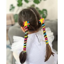 Queen Yaylı Toka2'li/ Spiral Toka 2'li /figürlü Makarna Toka2 'li  100'LÜ Çantalı Lastik Toka ile Birlikte