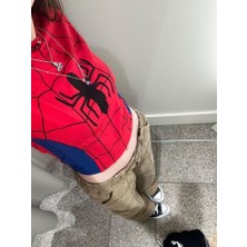 Touz Moda Y2K Kırmızı Spider Crop