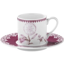 Kütahya Porselen Rüya 6 Kişilik 12 Parça Kahve Fincan Takımı RU12KT4309743